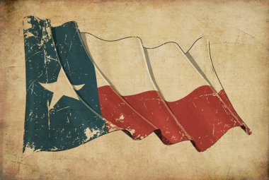 Texan Grunge Flag Textured Background Wallpaper clipart