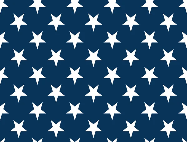 American Flag Stars - Pattern senza cuciture non Texture — Vettoriale Stock