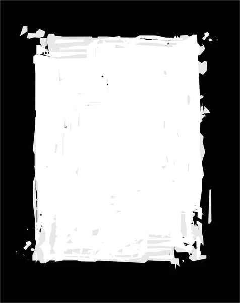 Grunge Frame - Blanc — Image vectorielle