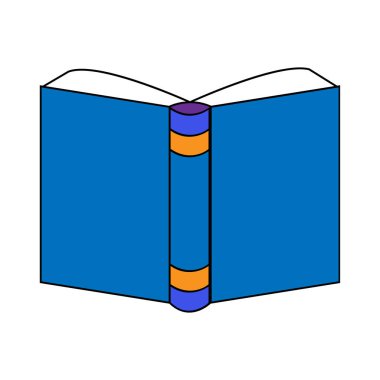 İzole açık renkli kitap