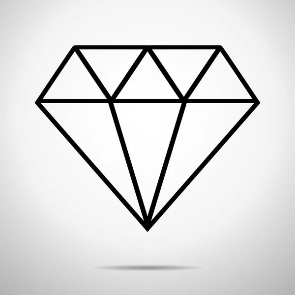 Baklava simgesini izole, lüks Crystal