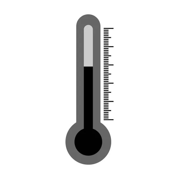 Thermometer pictogram geïsoleerd, weer, schaal — Stockfoto