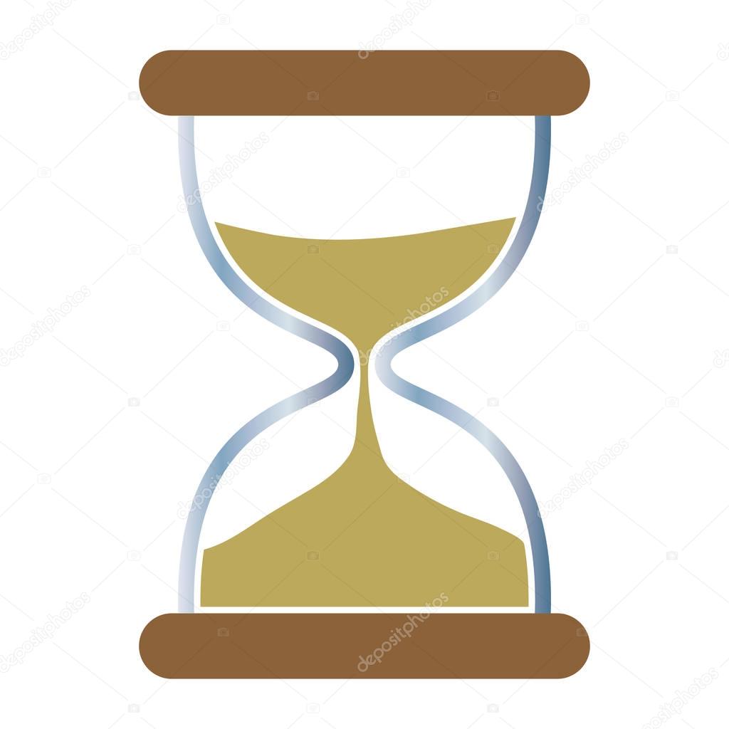 Gold Hourglass Icon, Concept - Time, Urgency