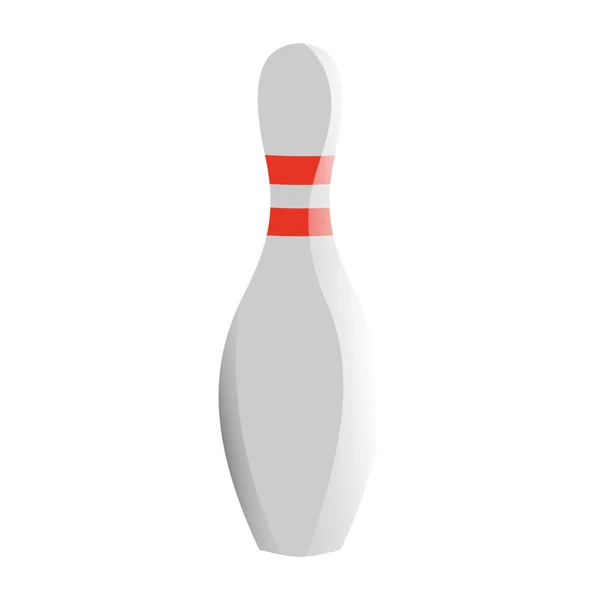 Ständiga Bowling stift vektorillustration isolerade — Stock vektor