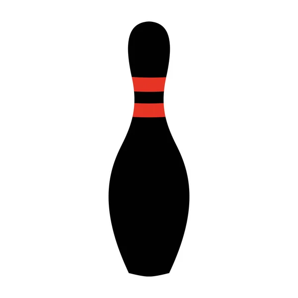 Permanent Bowling Pin illustratie geïsoleerd — Stockfoto