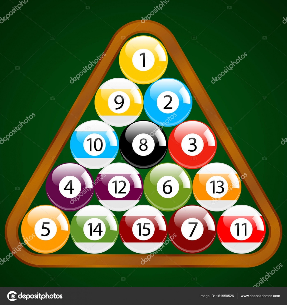 Billard Kugeln Legen Billard Kugeln Legen