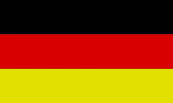 Deutsche Nationalflagge - offizielle Proportionen — Stockfoto