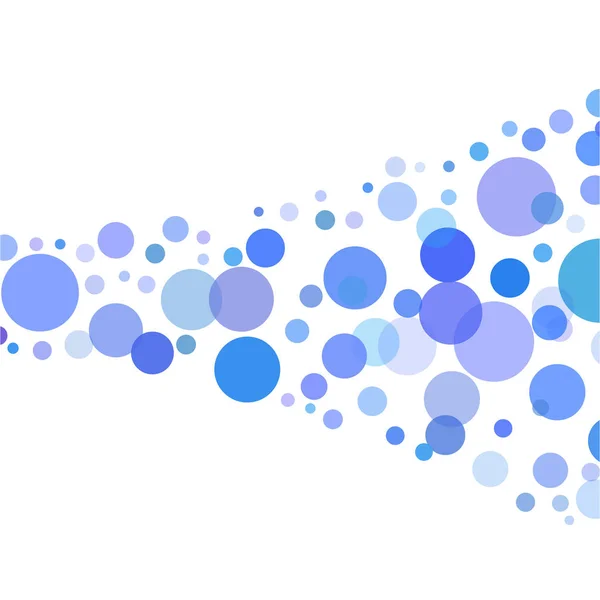 Blauwe bubbels geïsoleerd op een witte achtergrond - Water, vloeibaar — Stockfoto