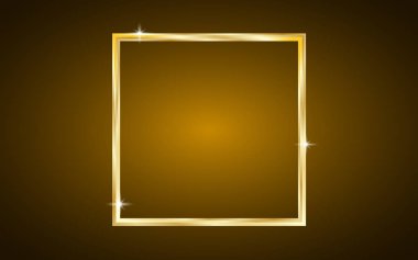 Lüks parlak altın Meydanı arka plan - geometrik duvar kağıdı