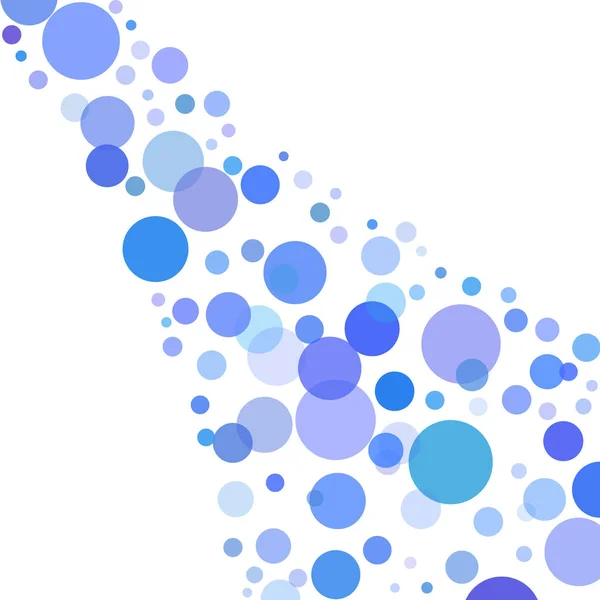 Blauwe bubbels geïsoleerd op een witte achtergrond - Water, vloeibaar — Stockvector