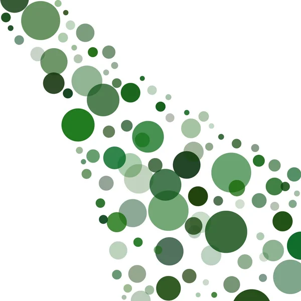 Groene bubbels geïsoleerd op een witte achtergrond - vitaliteit, vloeistof — Stockvector