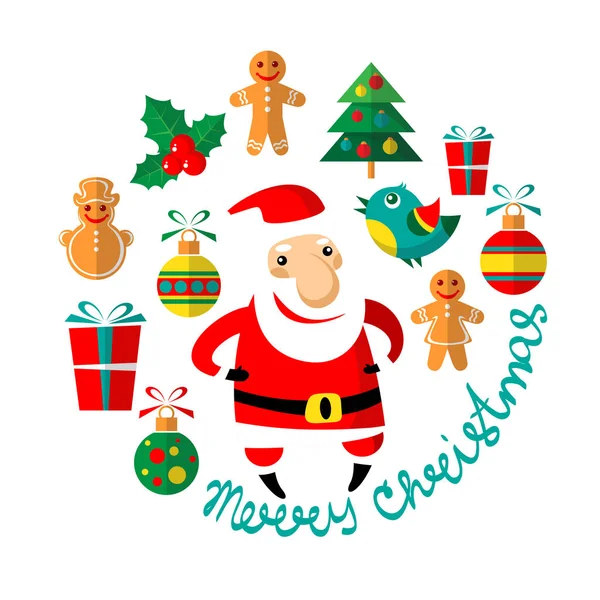 Merry christmas-22 — Stockvector