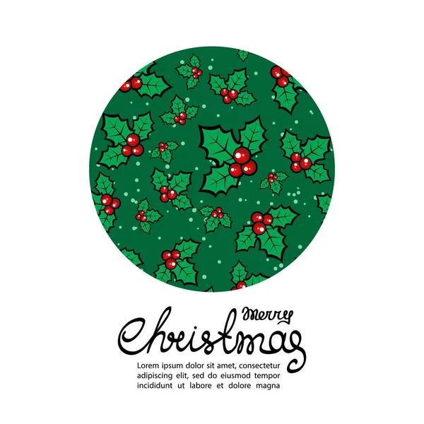 Χριστουγεννιάτικη κάρτα-07 — Διανυσματικό Αρχείο