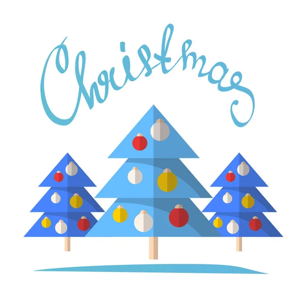 Χριστουγεννιάτικο δέντρο-18 — Διανυσματικό Αρχείο