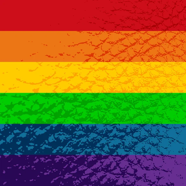 Gay drapeau texture — Image vectorielle