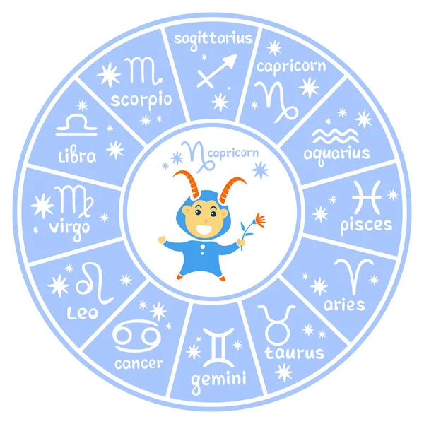 Horoscop signos-02 — Vector de stock