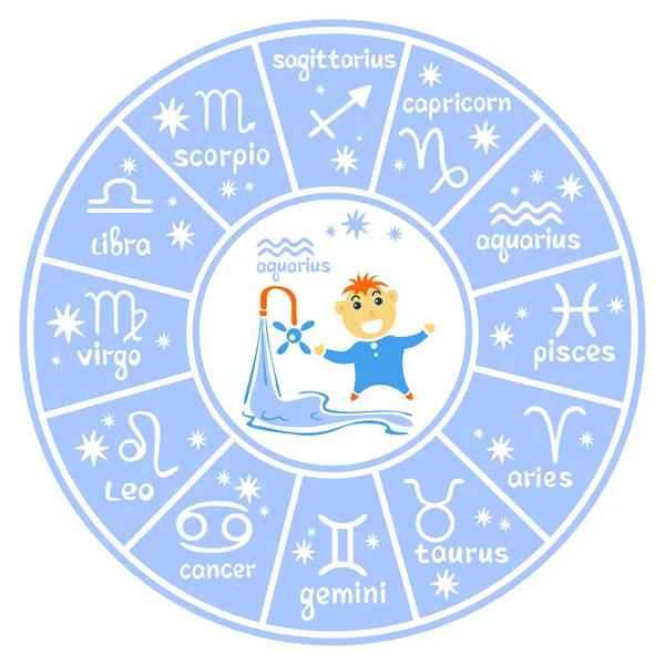 Horoscop signs-03 — Stock vektor