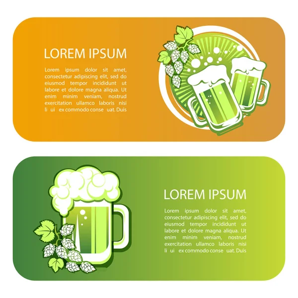 Green beer-06 — Stock Vector