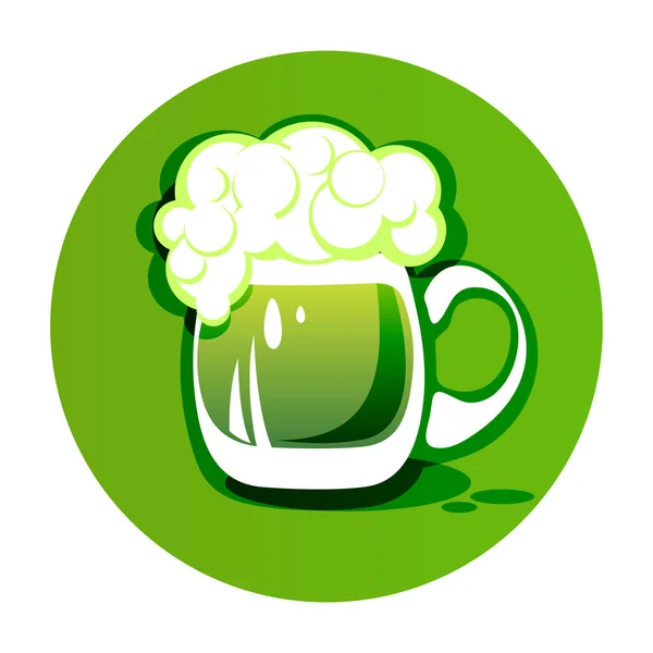Cerveja verde-09 — Vetor de Stock