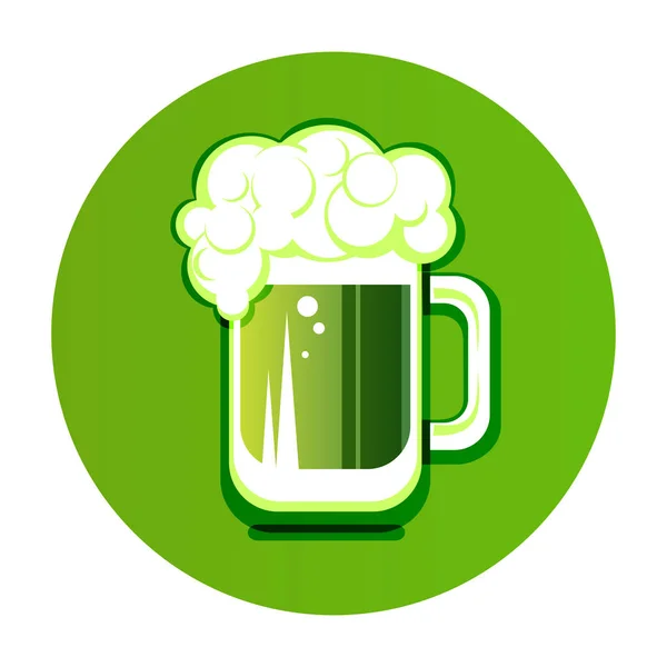 Bière verte-12 — Image vectorielle