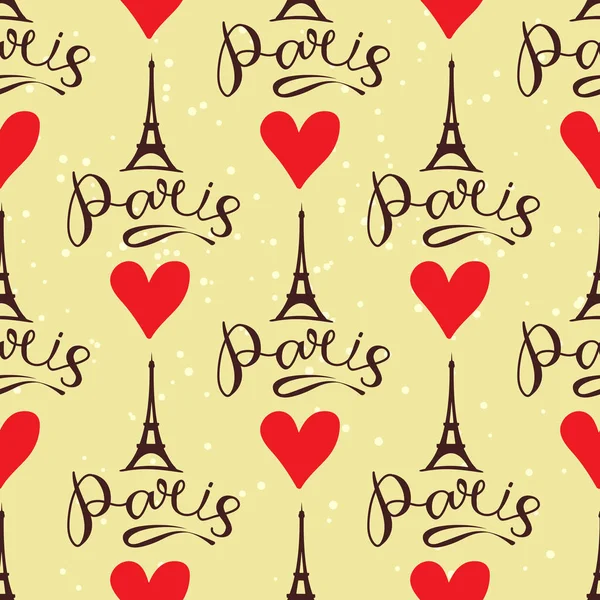 Paris primavera amore-06 — Vettoriale Stock