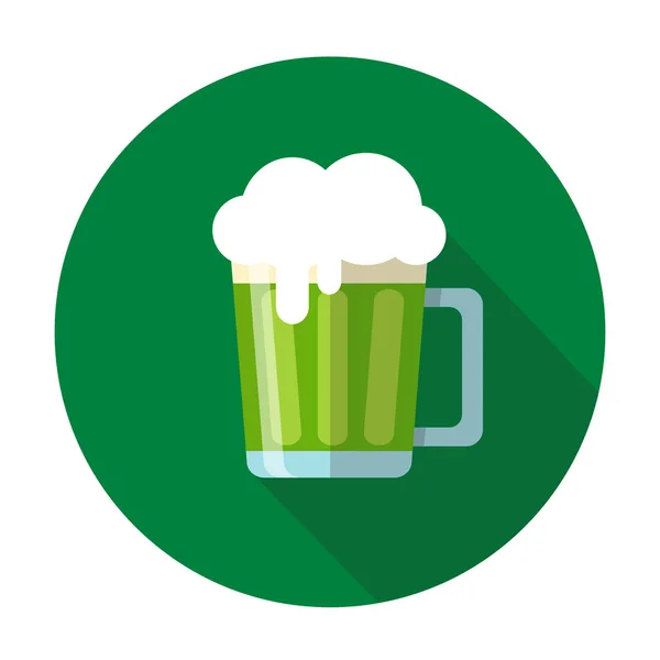 Groene bier-05 — Stockvector