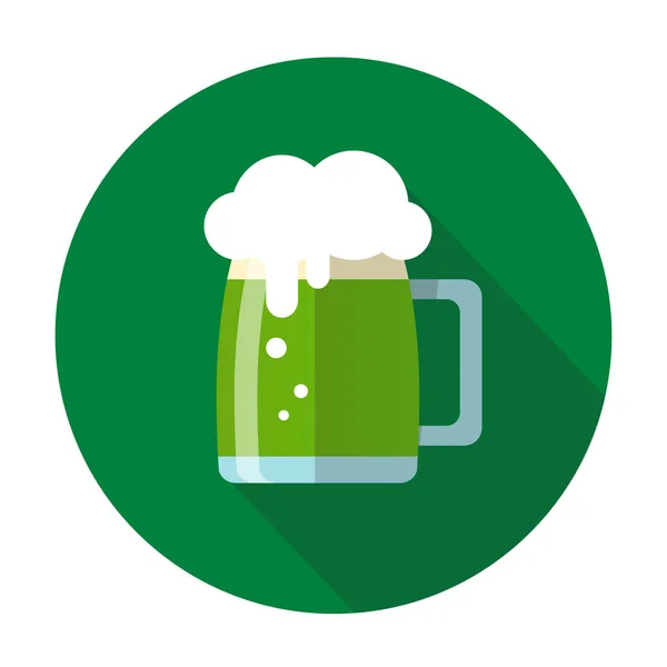 Cerveza verde-02 — Vector de stock