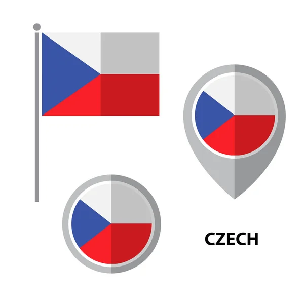Jeu de drapeaux-06 — Image vectorielle