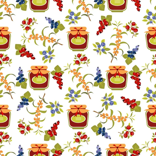 Mermelada de frutas-16 — Vector de stock