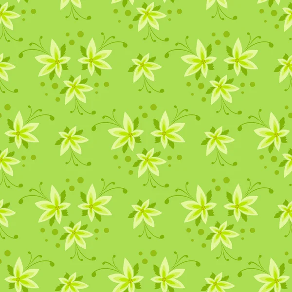 Floral patroon-03 — Stockvector