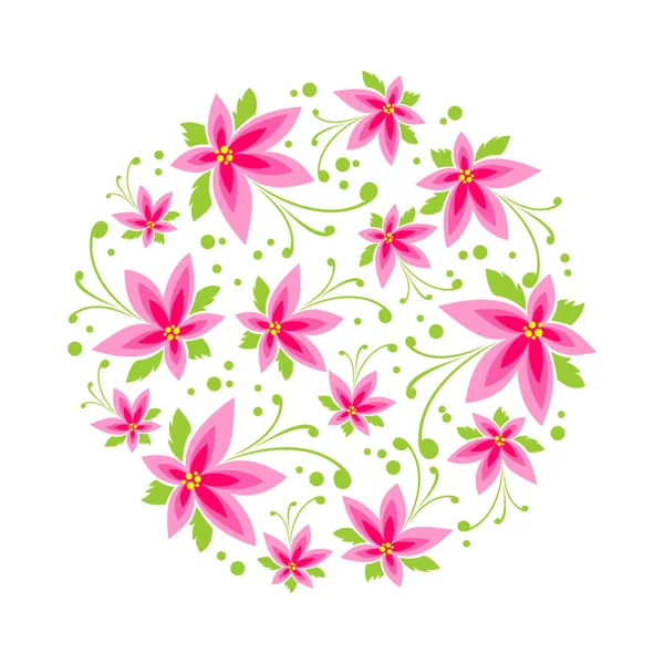 Motif floral-09 — Image vectorielle