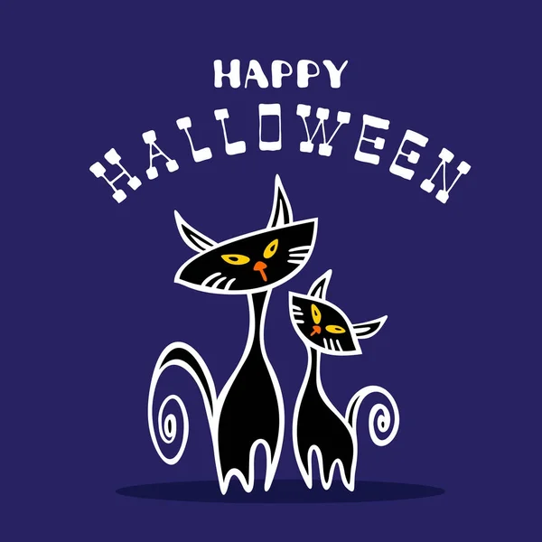 Feliz halloween-08 — Vector de stock