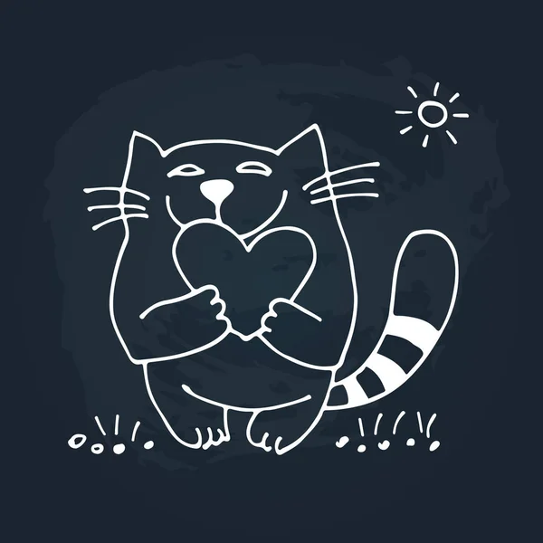 Roztomilý kočka-02 — Stockový vektor