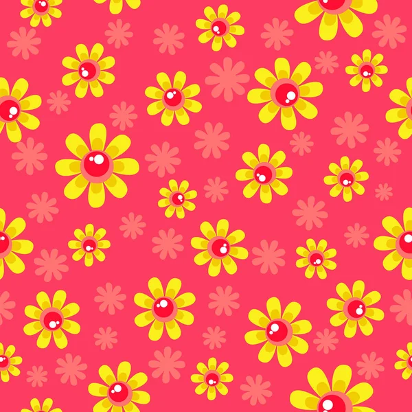 Flores de verão-04 —  Vetores de Stock