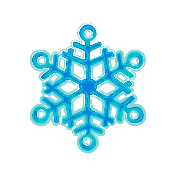 Snowflake isolated-14 — Stock Vector