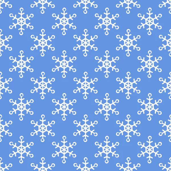 Copos de nieve sin costura-11 — Vector de stock