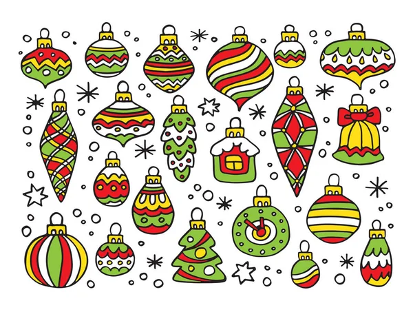 Christmas decorations-22 — Stock Vector