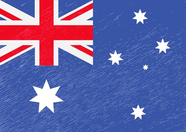 Australische Flagge-11 — Stockvektor