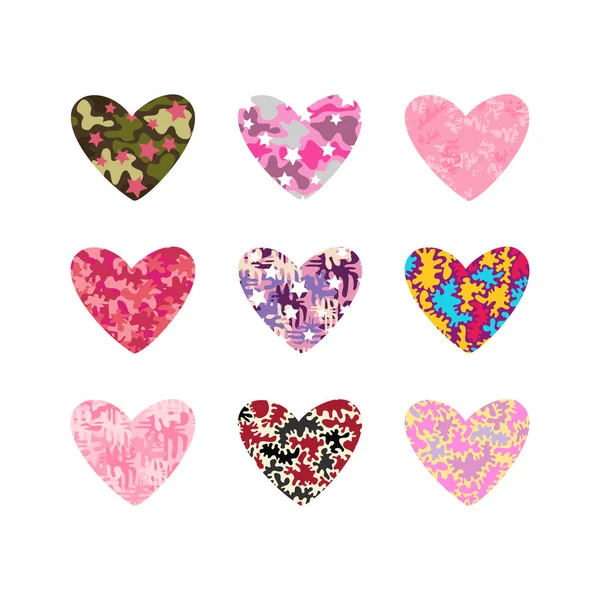 Valentines coeurs-01 — Image vectorielle