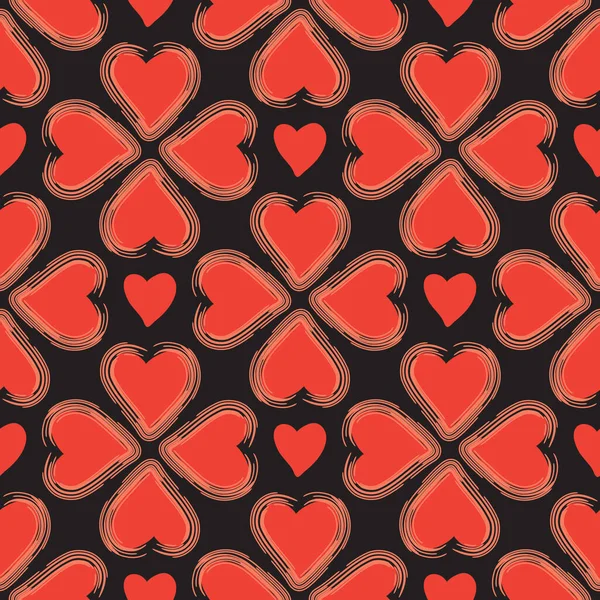 Valentines corazones-11 — Vector de stock