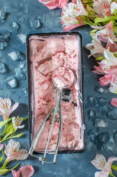 Ev yapımı dondurma uzuvlar metal form.