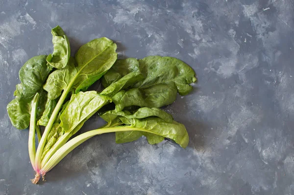 Karanlık adam üzerinde ıslak ıspanak yaprakları