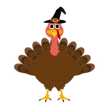 Şükran günü, vektör çizim üzerinde Türkiye