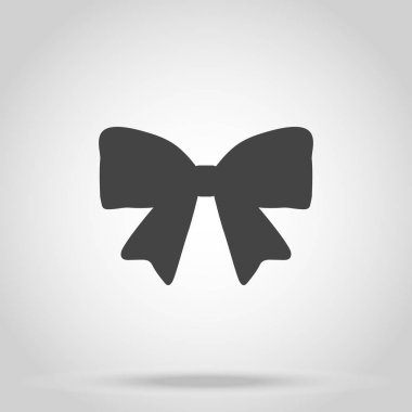 Beyaz arka plan vektör simgesine yay