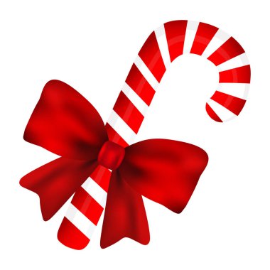 Beyaz bir arka plan üzerinde tatlı geleneksel Noel candy