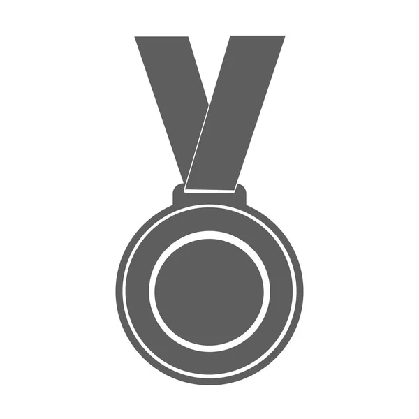 Medal winner of the prize- on ribbon. vector illustration — Stock Vector