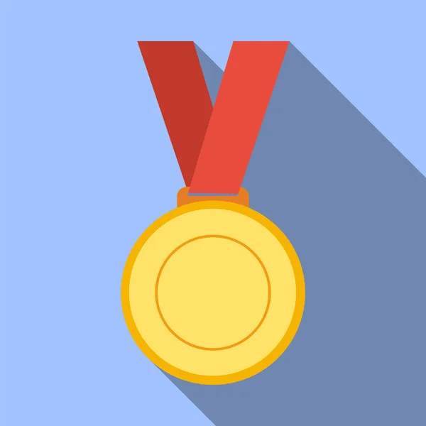 Médaille, réalisation, prix, bannière, blanc, brillant, bronze, busine — Image vectorielle