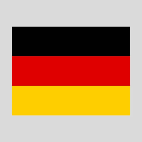 Almanya arka plan portre resmi ulusal bayrak — Stok Vektör