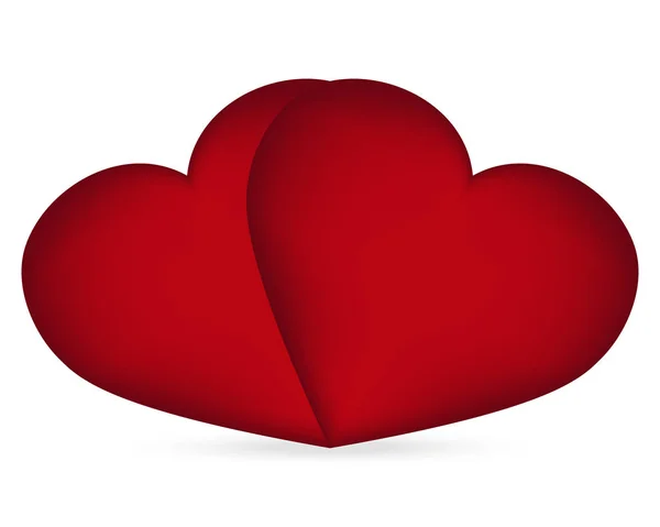 Coração no Dia dos Namorados — Vetor de Stock