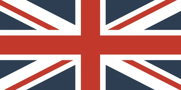 Flagge Großbritanniens — Stockvektor